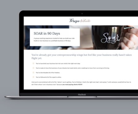 Digital Assets for Teresa White Business Coach