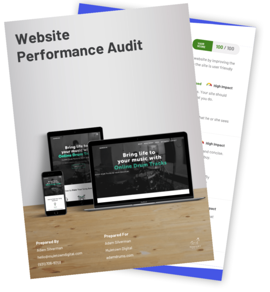 Website Performance Audit Example