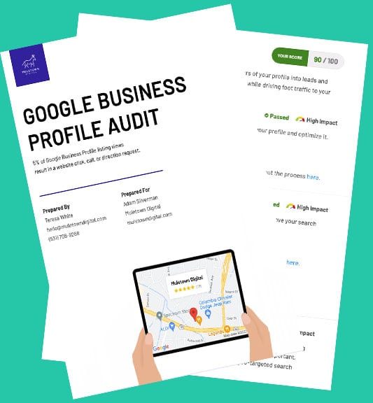 Google Business Profile Evaluation Example